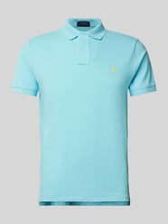 Poloshirt mit Label-Stitching von Polo Ralph Lauren Türkis - 23