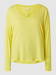 Shirt mit Kontrastvorderseite  von Milano Italy Gelb - 29