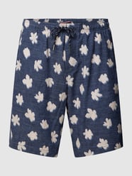Shorts mit Allover-Muster von Tommy Hilfiger Blau - 16