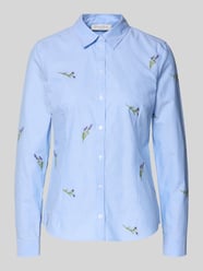 Overhemdblouse met motiefstitchings van Christian Berg Woman - 23