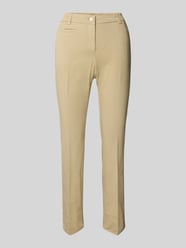 Skinny fit stoffen broek met persplooien, model 'STELLA' van CAMBIO - 32