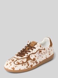 Sneaker aus echtem Leder mit Kunstfell-Besatz von ALOHAS - 15