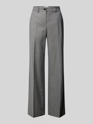 Pantalon met persplooien, model 'LEANDRAA' van Armedangels Grijs / zwart - 27