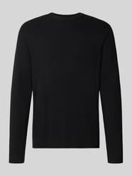 Sweter dzianinowy z mieszanki bawełny, krój slim fit od Lindbergh - 36