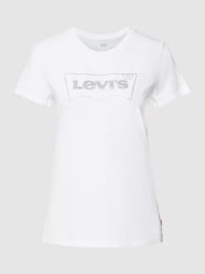 T-Shirt mit Label-Print in Metallic Modell 'THE PERFECT TEE' von Levi's® - 41