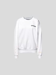 Sweatshirt mit Brand-Schriftzug von SPRWMN Weiß - 11