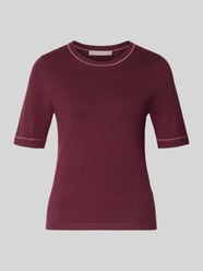 Pullover aus Viskose-Mix in Strick-Optik von Christian Berg Woman Selection Bordeaux - 1