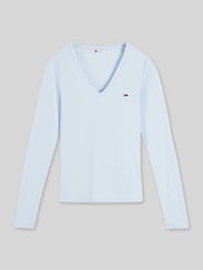 Slim Fit Langarmshirt mit Logo-Detail von Tommy Jeans - 5