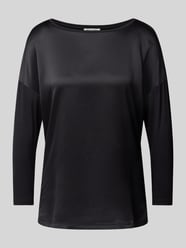 Comfort fit shirt met lange mouwen in zijdelook van Christian Berg Woman - 3