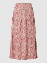 Maxirok met bloemenmotief, model 'Ami' van Atelier Reve Roze - 8