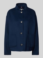 Wolljacke mit Stehkragen von Tommy Hilfiger Blau - 25