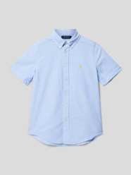 Koszula z wyhaftowanym logo od Polo Ralph Lauren Teens Niebieski - 21