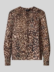 Regular Fit Bluse mit Schlüsselloch-Ausschnitt Modell 'STEFI' von Mango - 38