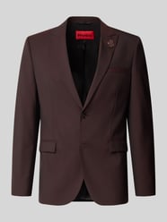 Slim Fit Sakko aus Schurwolle mit Logo-Detail von HUGO Bordeaux - 3