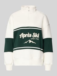 Relaxed fit sweatshirt met opstaande kraag model 'Jenny' van LeGer - 31