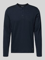 Shirt met lange mouwen en korte knoopsluiting, model 'BRAT' van Blend - 21