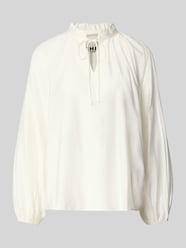 Regular Fit Bluse mit Schlüsselloch-Ausschnitt Modell 'KARLANI' von ICHI - 5