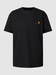 T-Shirt mit Label-Stitching von Carhartt Work In Progress Grau / Schwarz - 23