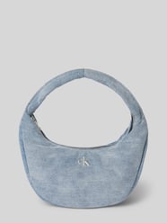 Torba z uchwytami z wyhaftowanym logo od CK Calvin Klein - 22