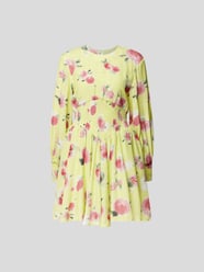 Minikleid mit floralem Allover-Muster von ROTATE BIRGER CHRISTENSEN Gelb - 11