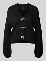 Relaxed fit gebreide pullover met strikdetail, model 'DONNA' van Only - 39