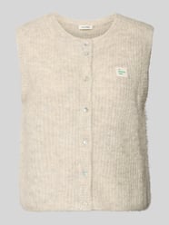 Regular fit bodywarmer met alpacawol van American Vintage - 4