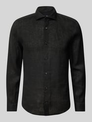 Slim Fit Leinenhemd mit Haifischkragen von JOOP! Collection - 21