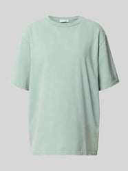 Oversized t-shirt z wyhaftowanym logo model 'Farmers Market' od OH APRIL - 3