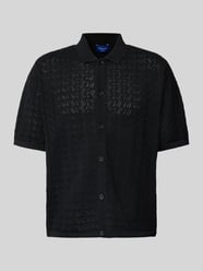 Regular Fit Freizeithemd mit Umlegekragen Modell 'NOTO' von Jack & Jones Schwarz - 6