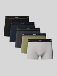 Regular Fit Trunks aus Baumwoll-Elasthan-Mix im 5er-Pack von BOSS - 5