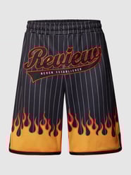 Shorts mit Label-Stitching von REVIEW Schwarz - 32