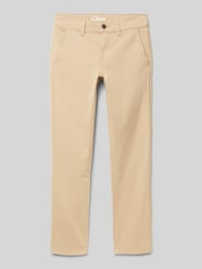 Regular Fit Chino mit Weitenregulierung innen von s.Oliver RED LABEL Beige - 32