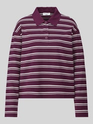 Relaxed Fit Poloshirt aus Baumwoll-Mix von Marc O'Polo DENIM Bordeaux - 39