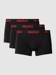Boxershort met elastische band met logo in een set van 3 stuks van HUGO Zwart - 33