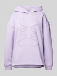 Hoodie mit Label-Stitching von Smith and Soul Lila - 22