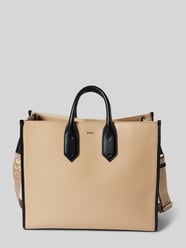 Handtasche mit Label-Details von BOSS Beige - 25
