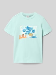 t-shirt o kroju regular fit z dodatkiem bawełny od s.Oliver RED LABEL - 18