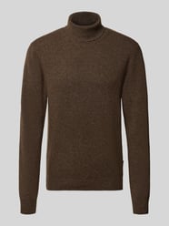 sweter z golfem o kroju slim fit z mieszanka wełny model 'Karl' od Casual Friday - 23