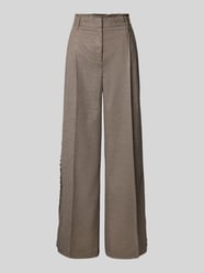 Hose mit Bügelfalten und Fransen von Liu Jo White Beige - 43