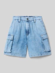 Regular Fit Jeansshorts mit Cargotaschen von Blue Effect - 16