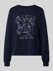 Sweatshirt mit Label-Print Modell 'BANU' von Soyaconcept - 18