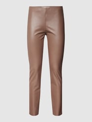 Leggings in Leder-Optik Modell 'RESA' von Raffaello Rossi Braun - 34