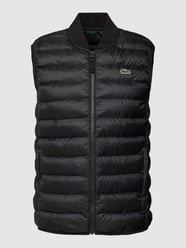 Weste mit Logo-Applikation von Lacoste Grau / Schwarz - 21