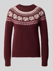 Pullover mit kontrastreichem Rundhals-Strickmuster von VERO MODA - 47