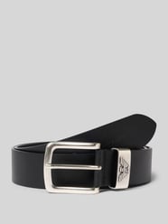 Gürtel aus echtem Leder mit Logo-Detail von Emporio Armani - 31