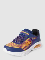 Sneakersy z detalami z logo model ‘MICROSPEC’ od SKECHERS Niebieski - 25