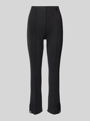 Feminine fit stoffen broek met motiefstitching van Marc Cain - 28