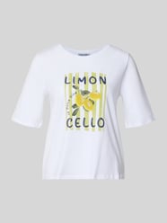 t-shirt z nadrukiem z motywem od MORE & MORE - 1