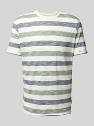 T-Shirt mit geripptem Rundhalsausschnitt Modell 'JELANI' von Blend - 17
