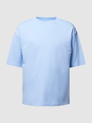 T-shirt z okrągłym dekoltem od JAKE*S STUDIO MEN Fioletowy - 15